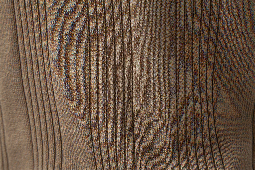 Breathable Knit Polo Shirt