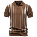 Heritage Stripe Knit Polo Shirt