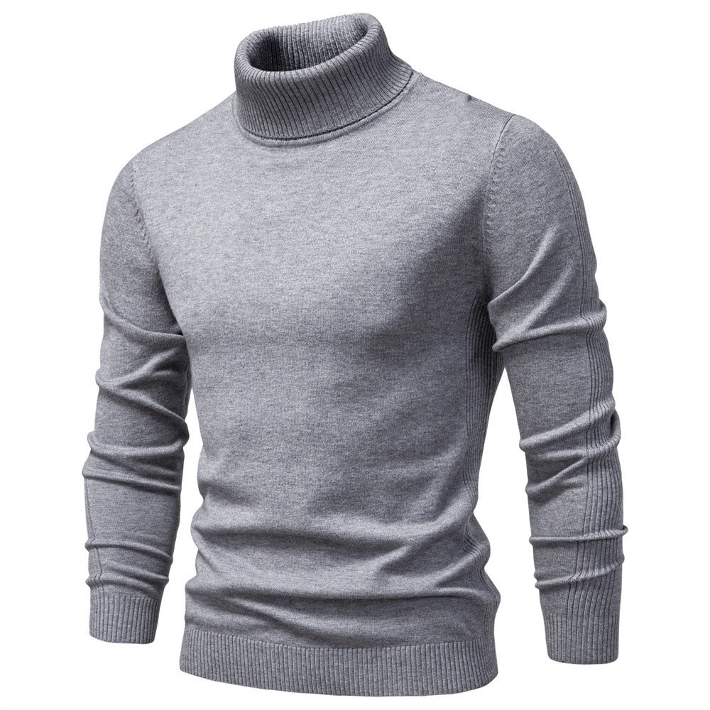 Men's Classic Turtleneck Knit Sweater