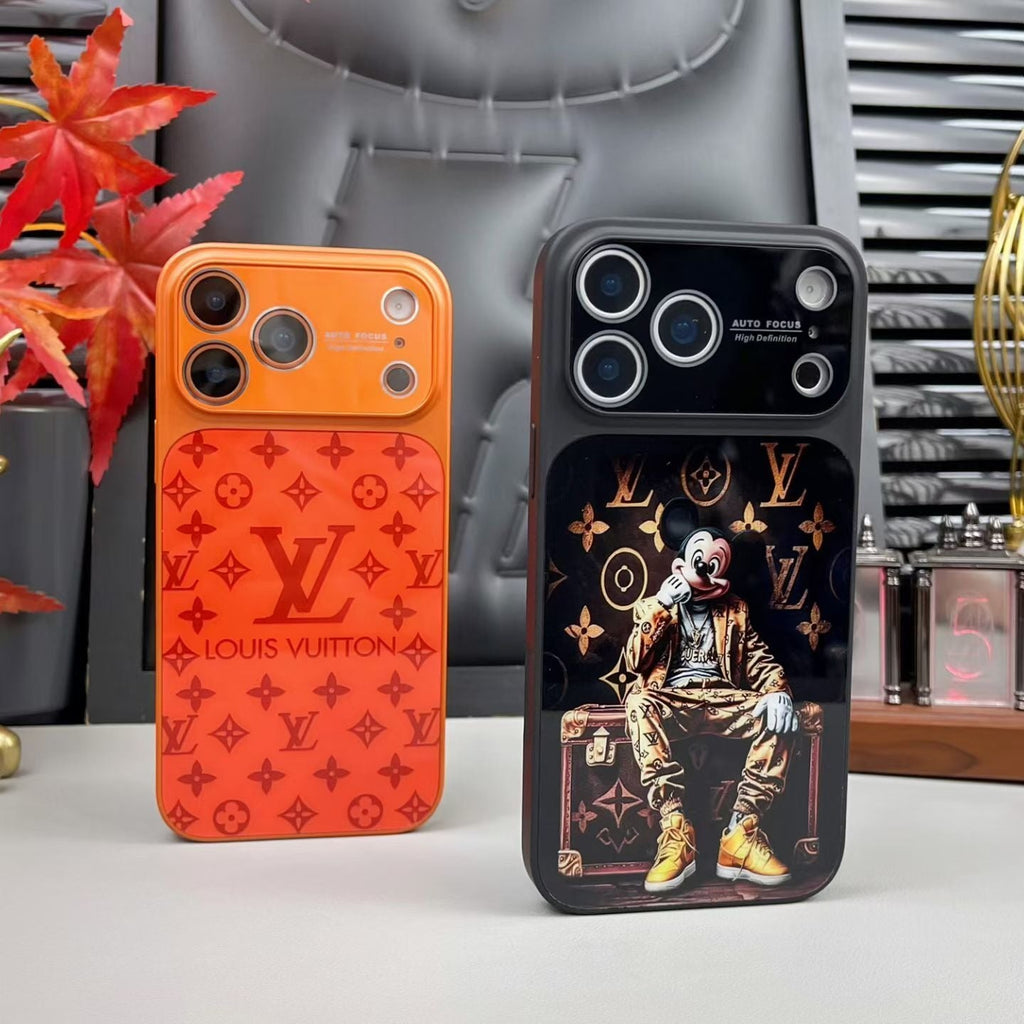 Gloss Monogram iPhone Case for 14-18/Pro/Pro Max