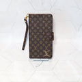 Classic Leather Wallet iPhone Case 14-18 Pro Max Plus Air