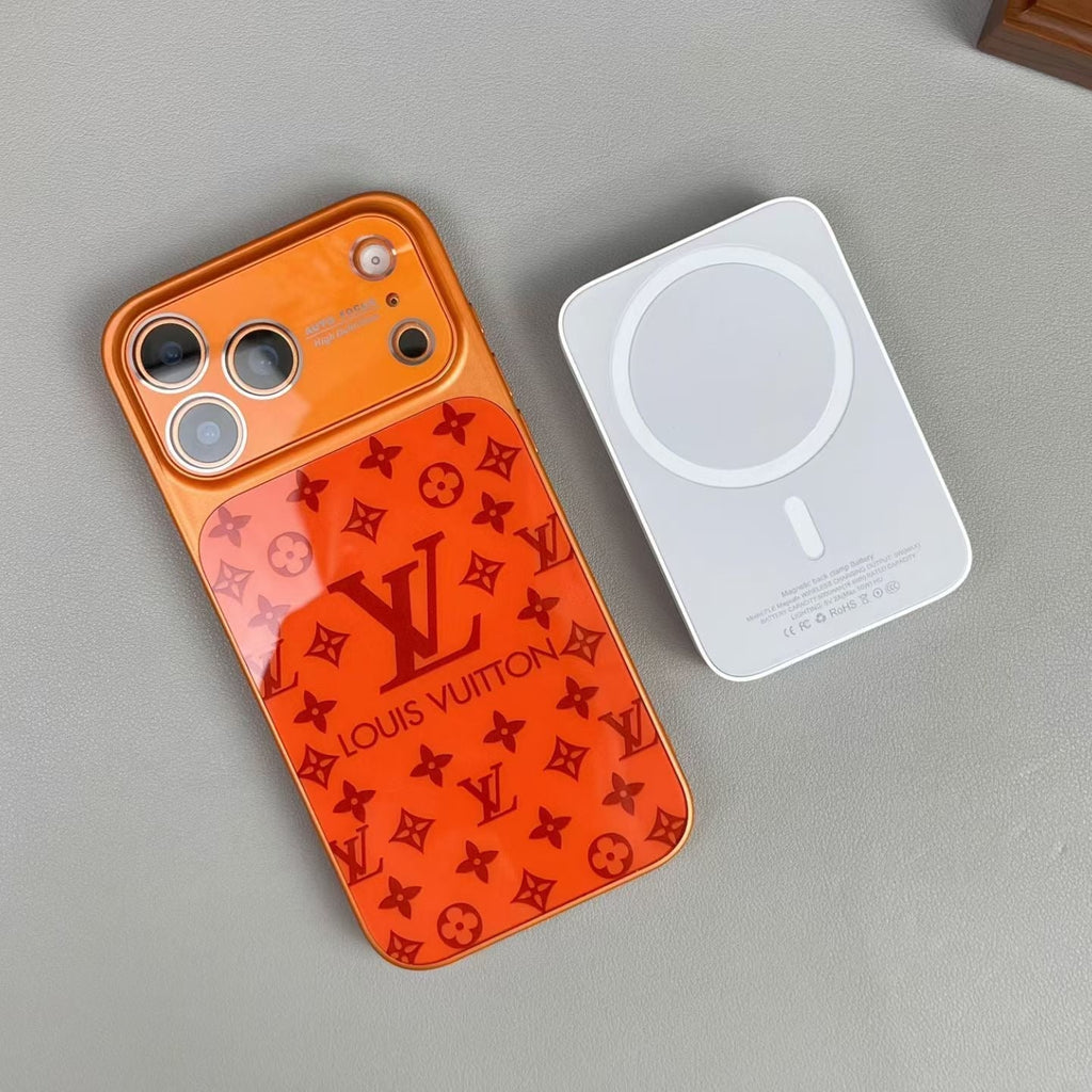 Gloss Monogram iPhone Case for 14-18/Pro/Pro Max