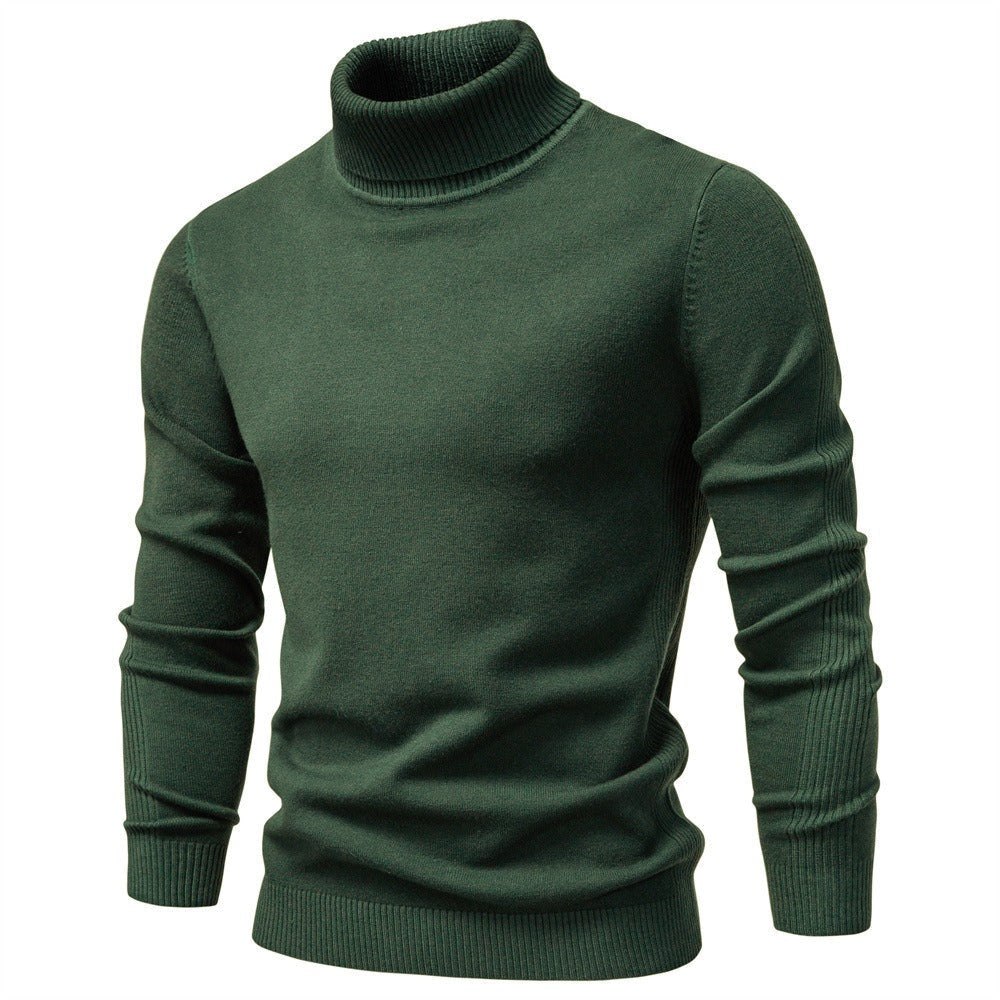 Men's Classic Turtleneck Knit Sweater