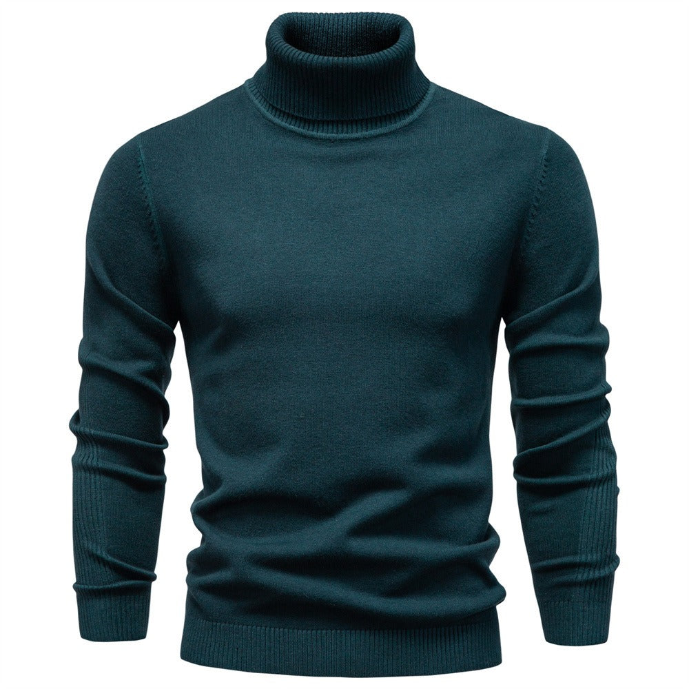 Men's Classic Turtleneck Knit Sweater