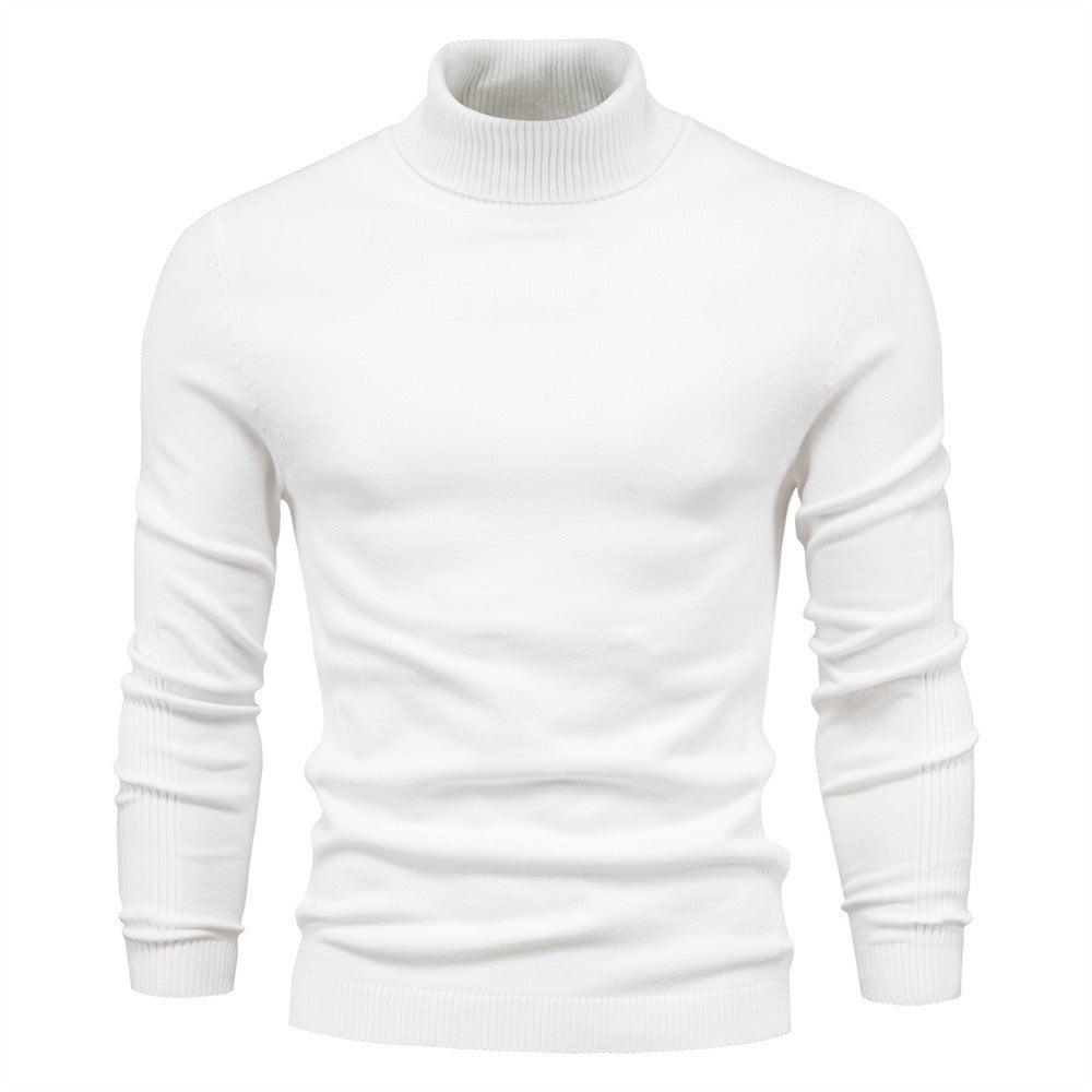 Men's Classic Turtleneck Knit Sweater