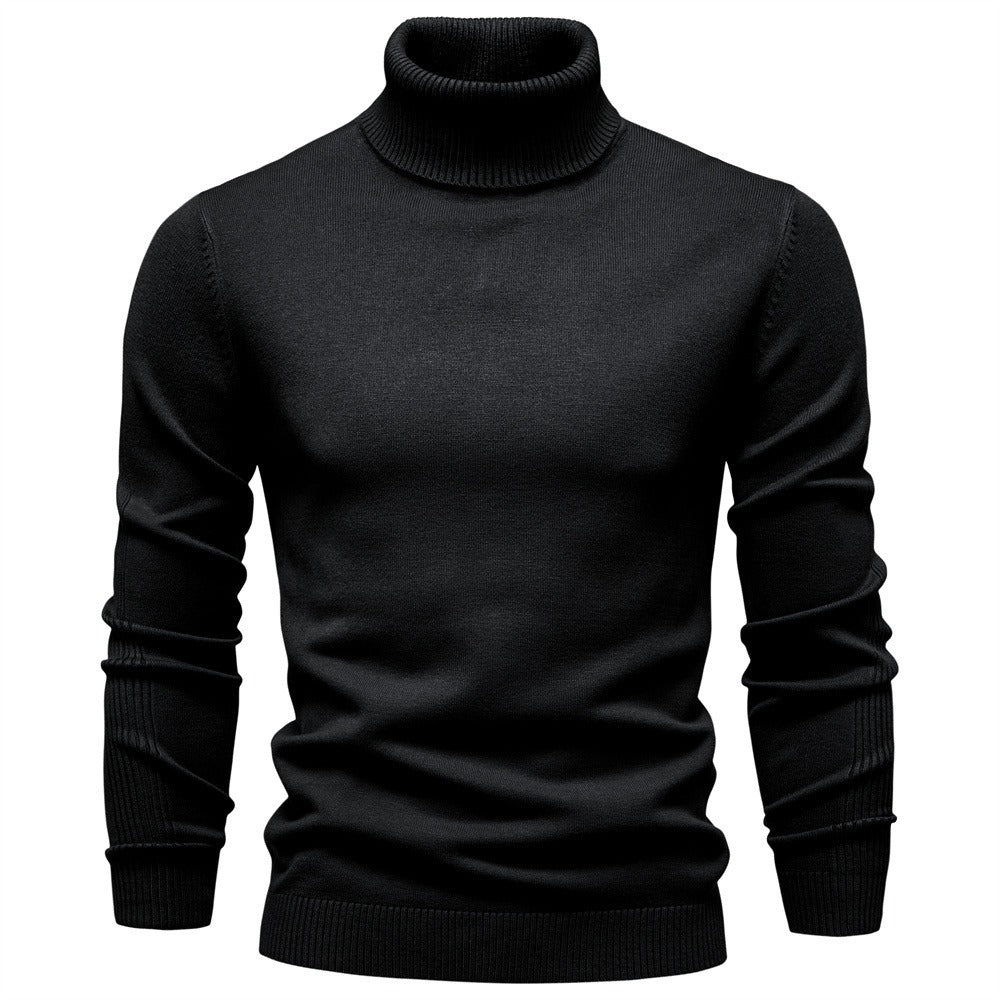 Men's Classic Turtleneck Knit Sweater