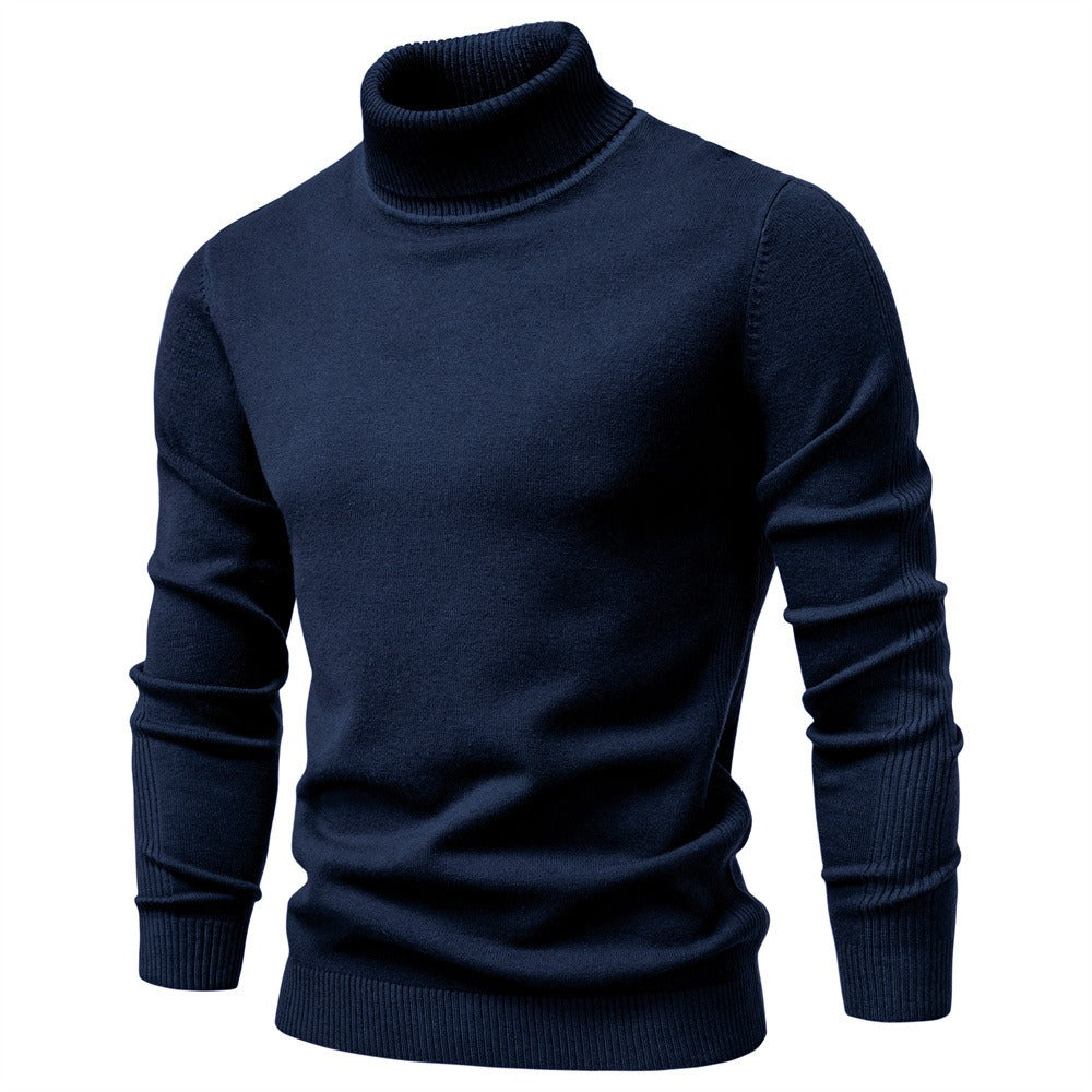 Men's Classic Turtleneck Knit Sweater