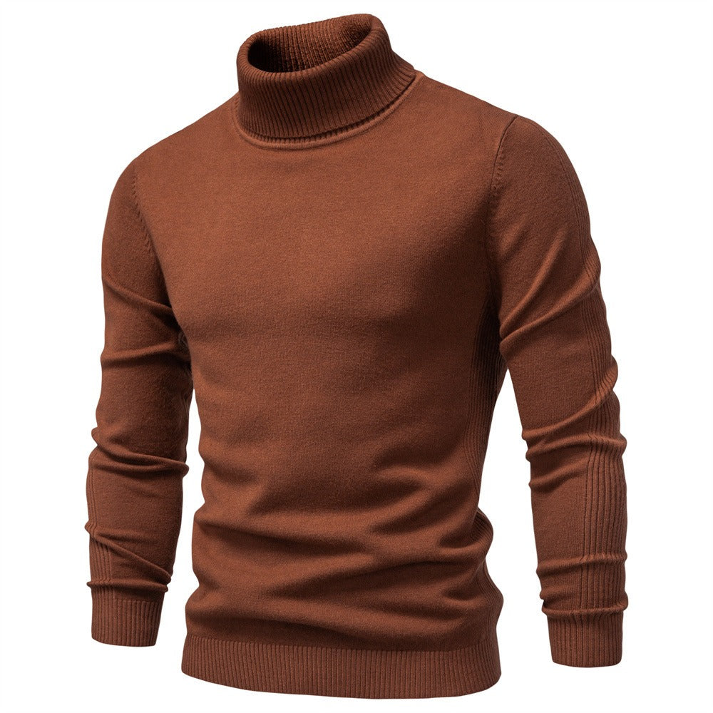 Men's Classic Turtleneck Knit Sweater
