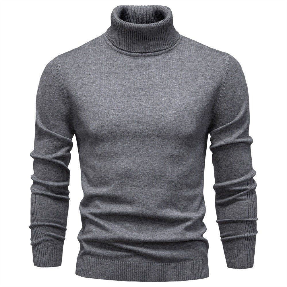 Men's Classic Turtleneck Knit Sweater