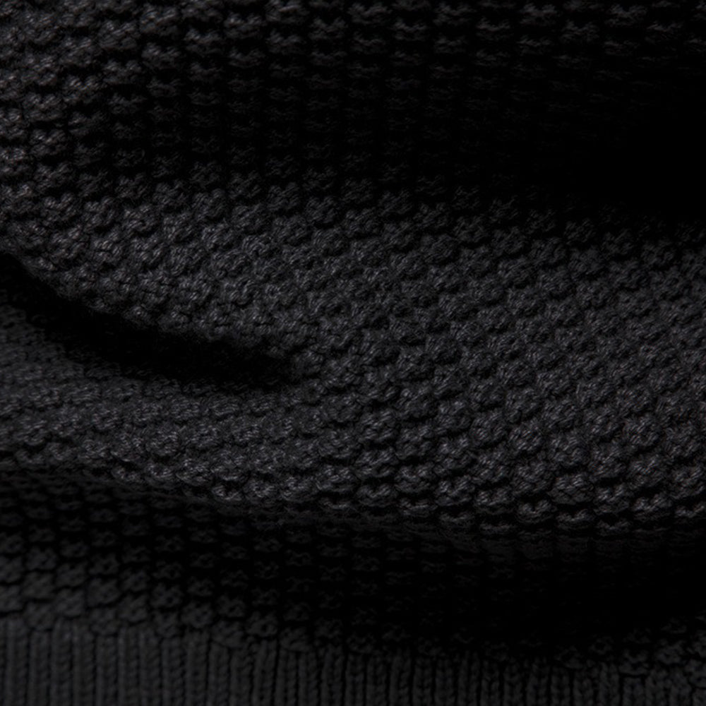 Men's Zip-Neck Cable-Knit Sweater