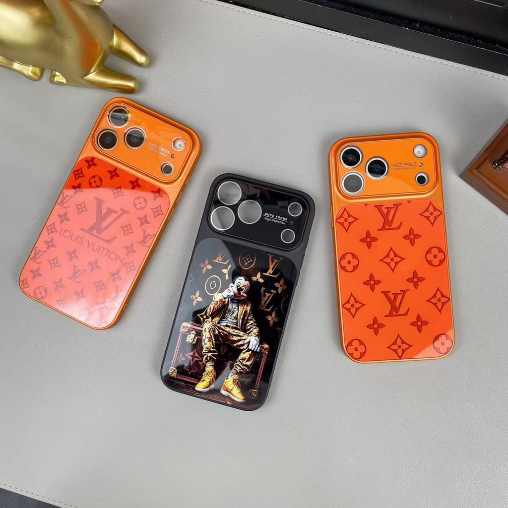 Gloss Monogram iPhone Case for 14-18/Pro/Pro Max