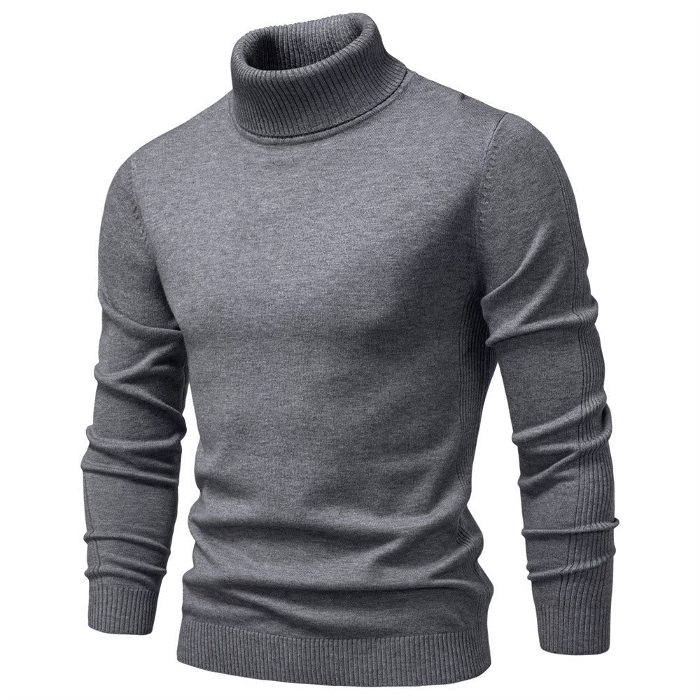 Men's Classic Turtleneck Knit Sweater