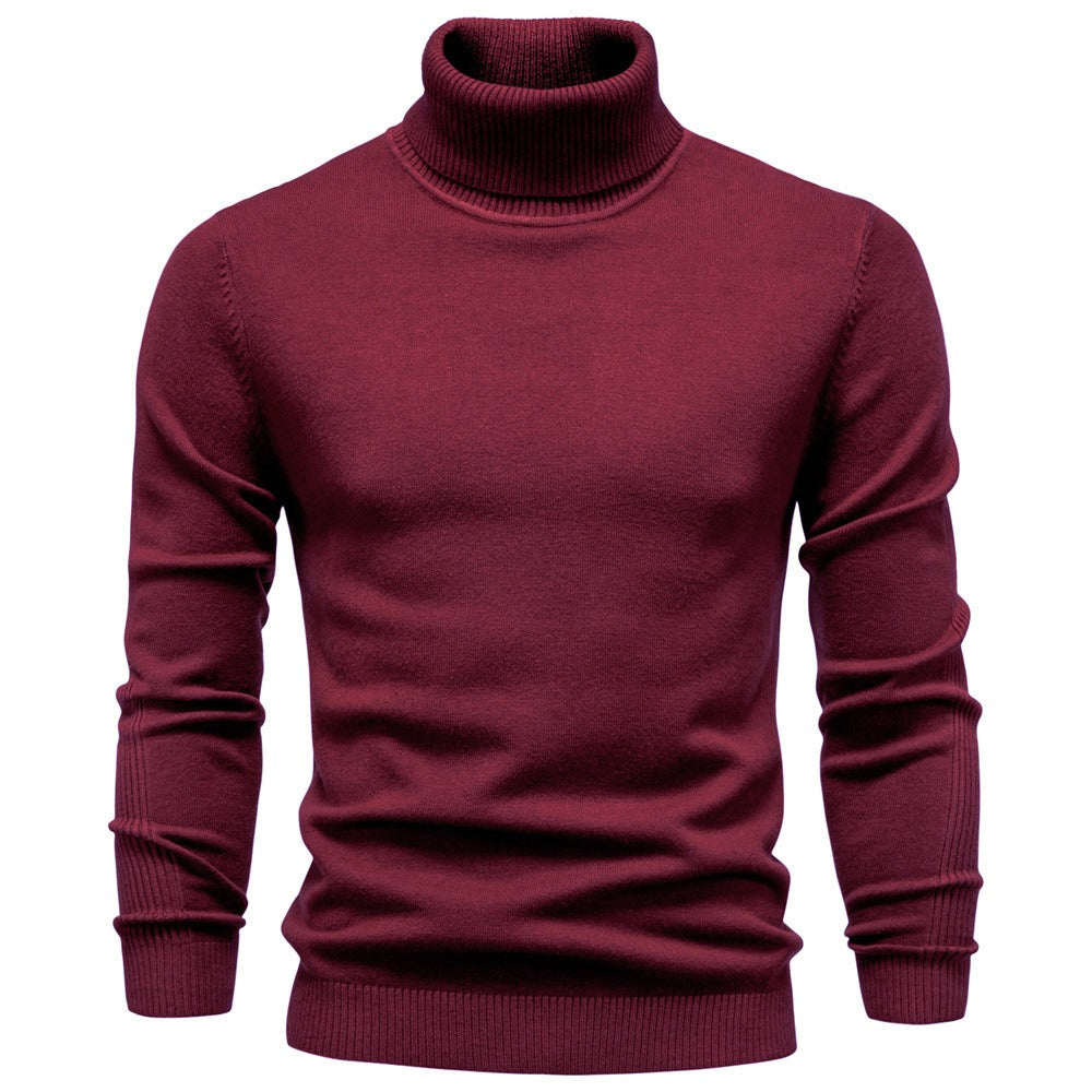 Men's Classic Turtleneck Knit Sweater