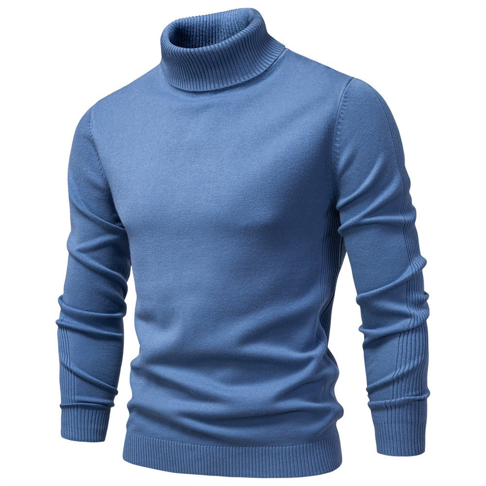 Men's Classic Turtleneck Knit Sweater
