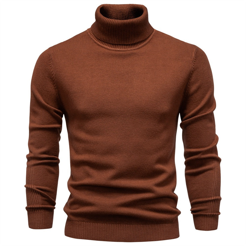 Men's Classic Turtleneck Knit Sweater