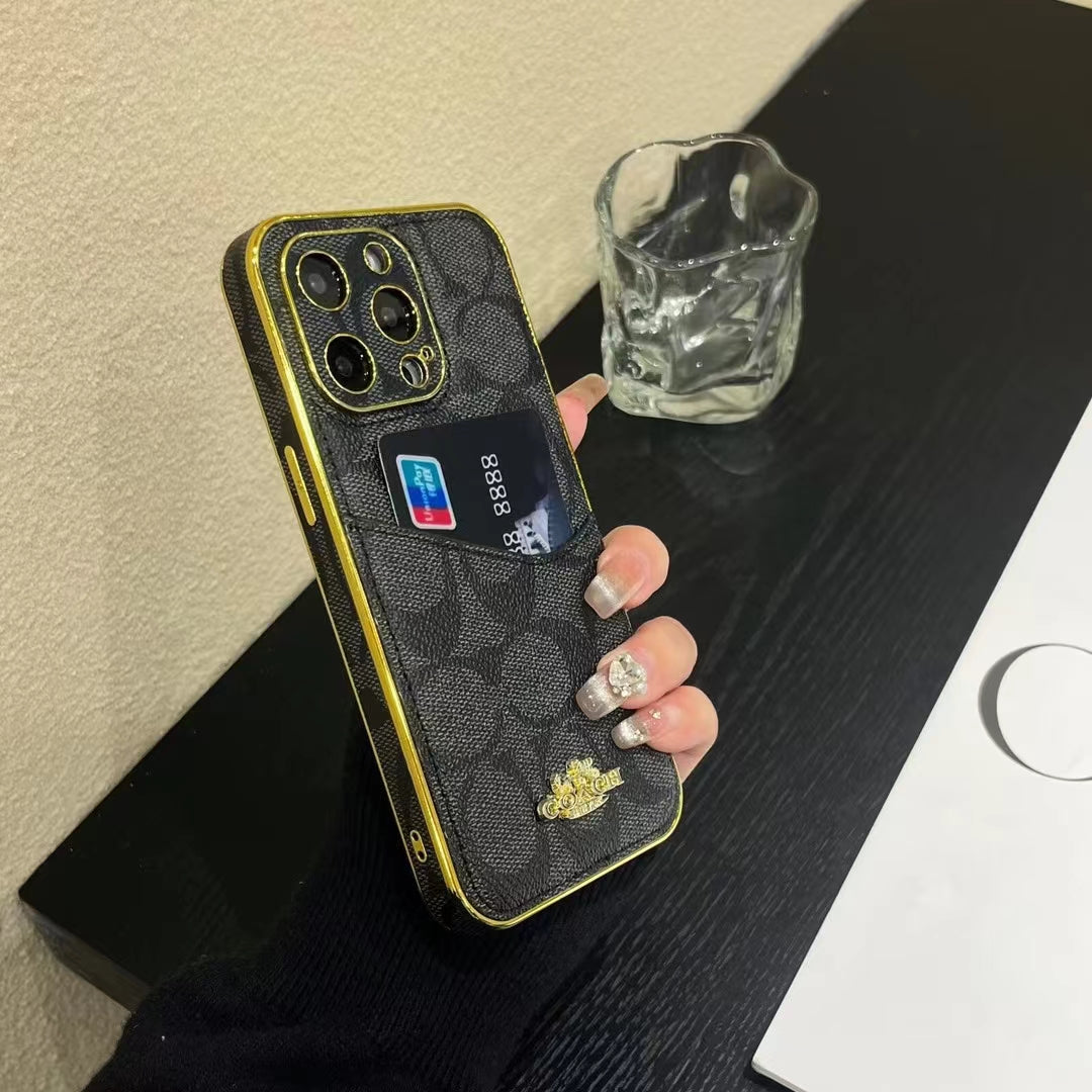 Coach Luxury Phone Case Card Holder iPhone 18