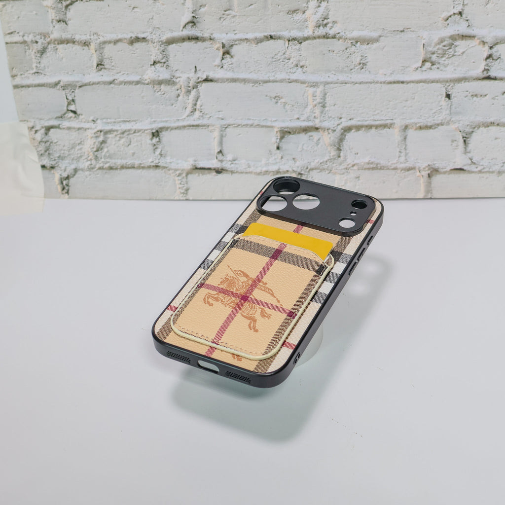 Burberry Card Holder iPhone Case for 1218 / Pro / Pro Max