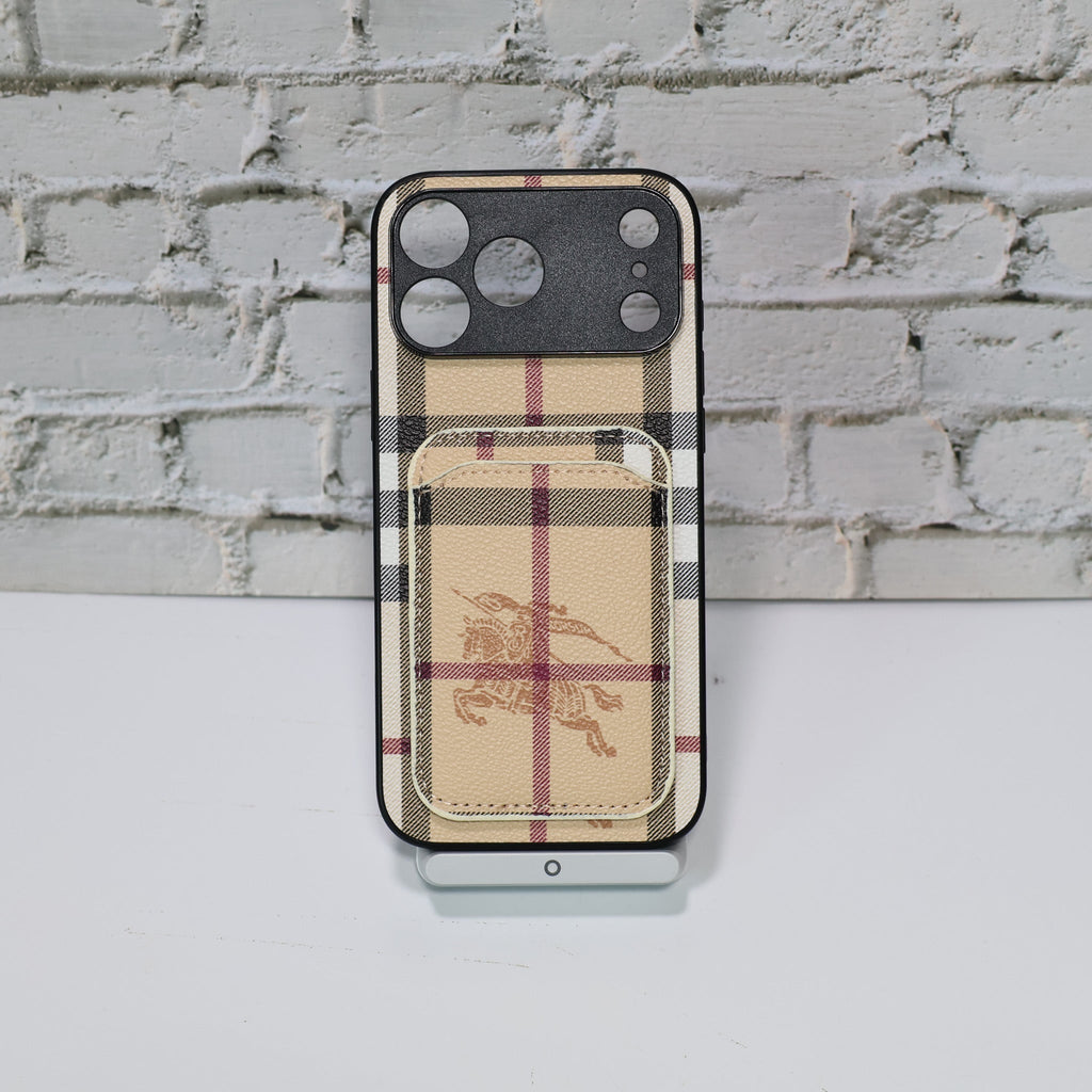 Burberry Card Holder iPhone Case for 1218 / Pro / Pro Max
