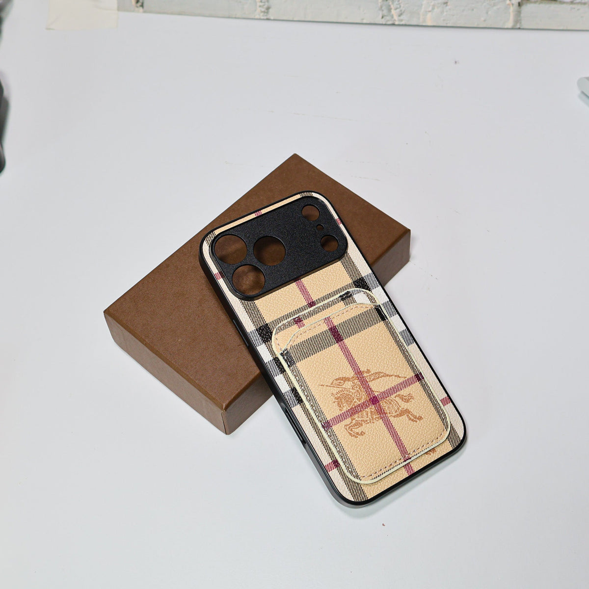 Burberry Card Holder iPhone Case for 1218 / Pro / Pro Max