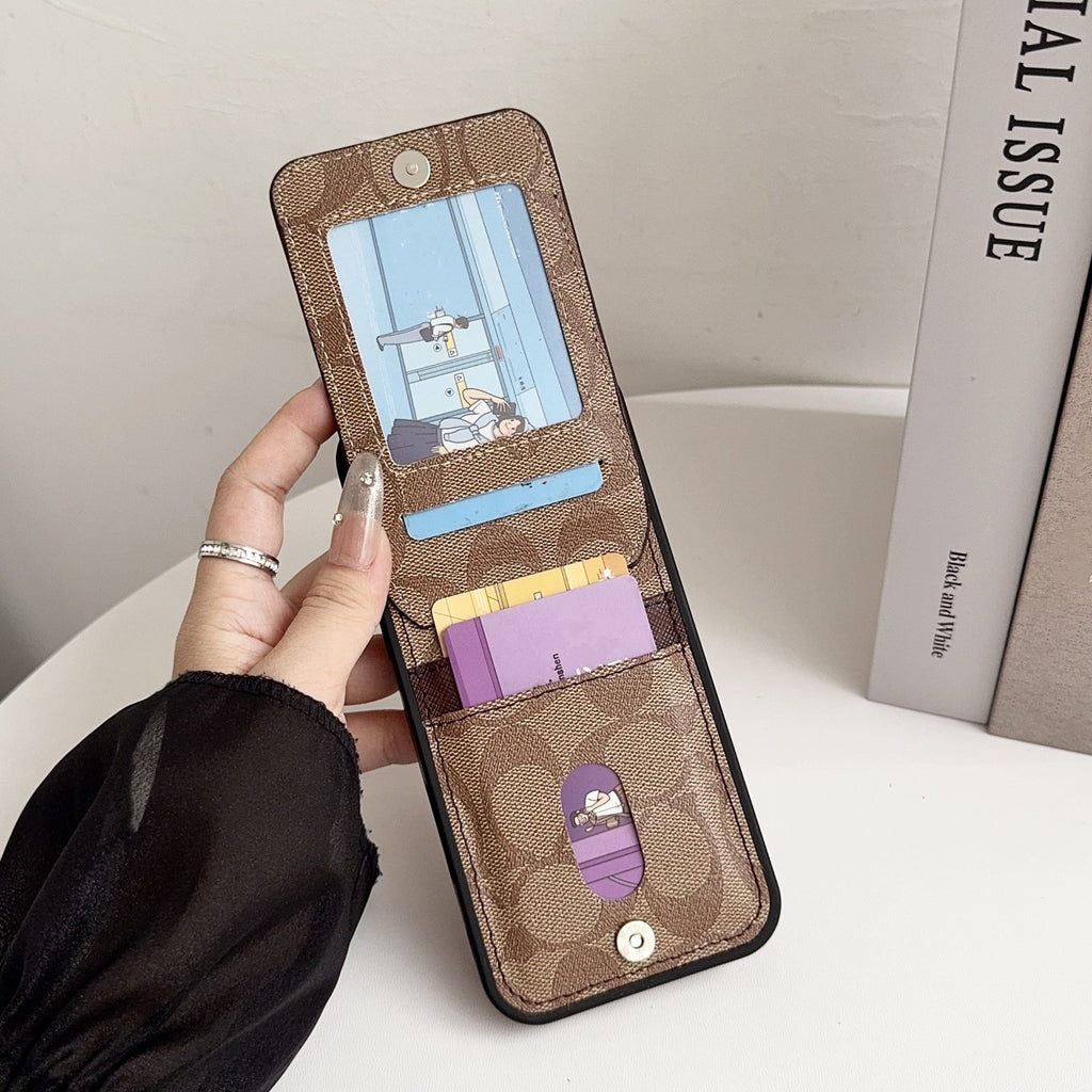 Card Holder Coach iPhone Case for 17 18 series