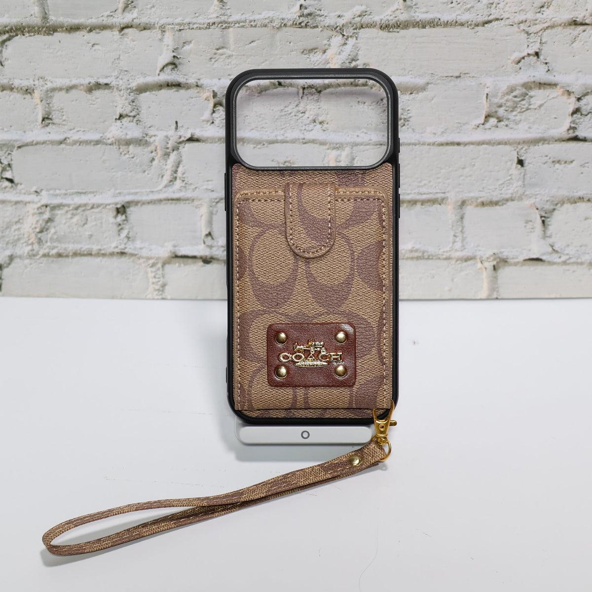 Coach Card Holder Case iPhone 1218/Pro/Pro Max/Plus