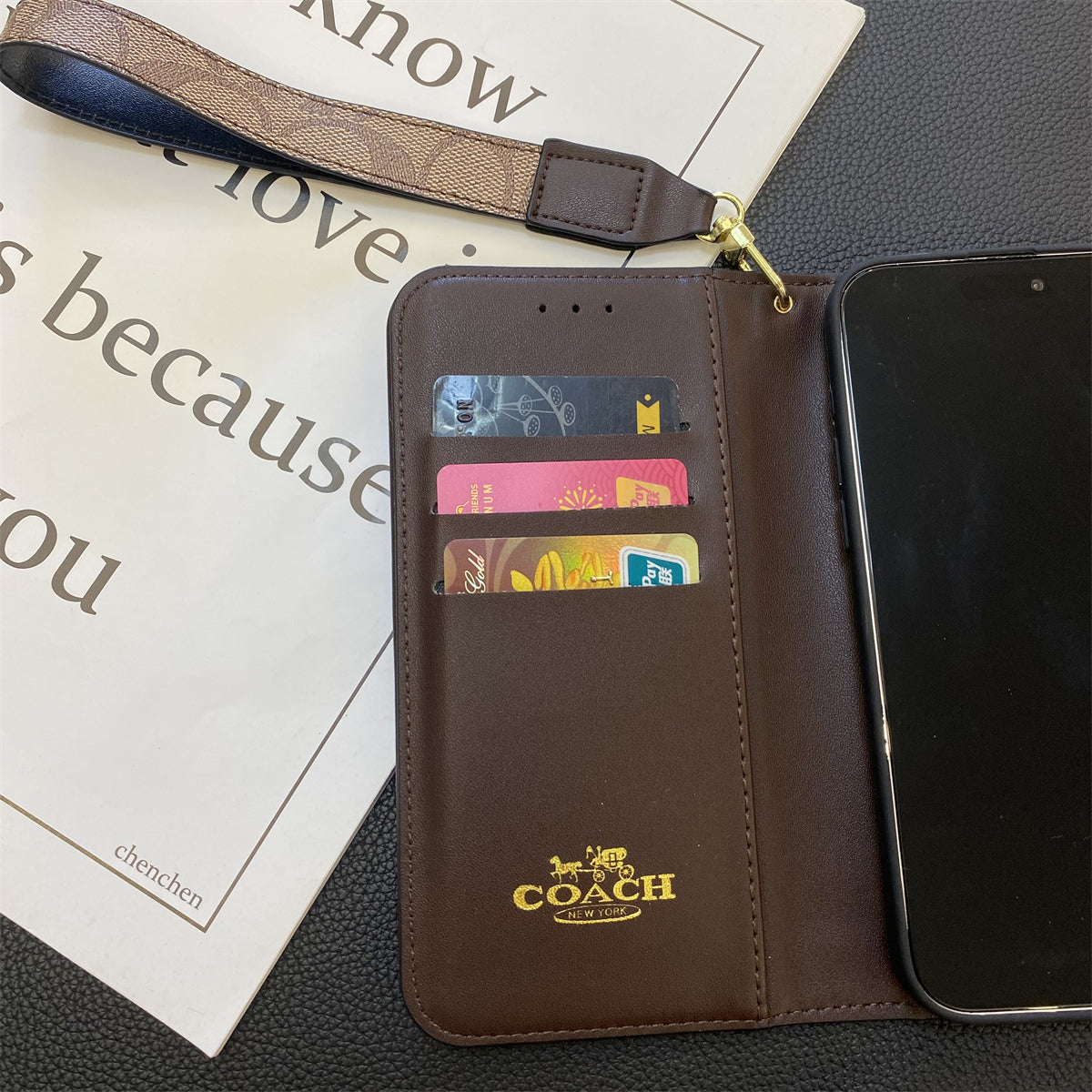 Coach Wallet iPhone Case for 1218 Pro Max Plus Series