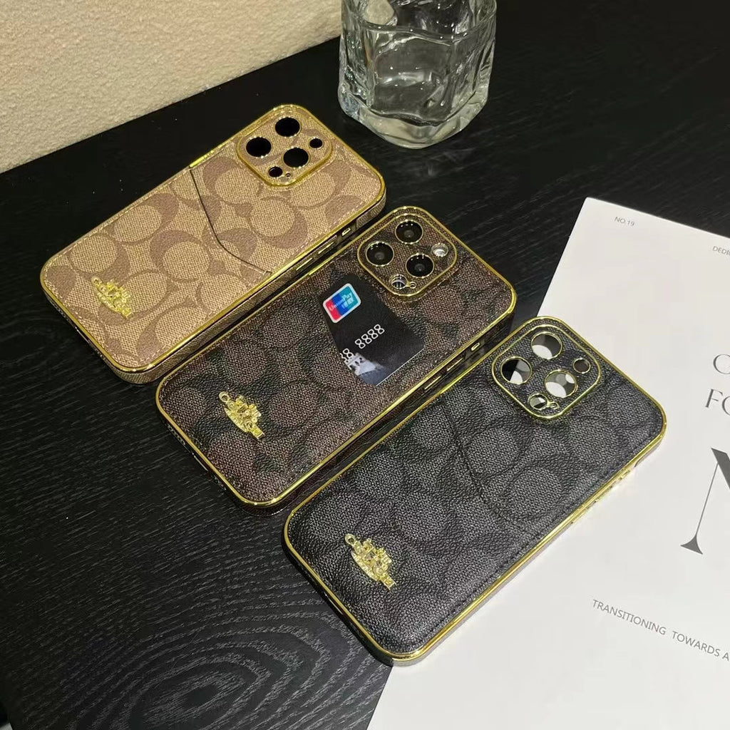 Coach Luxury Phone Case Card Holder iPhone 18