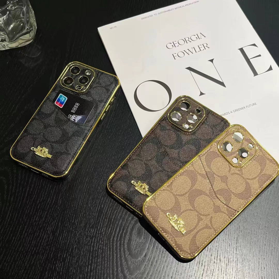 Coach Luxury Phone Case Card Holder iPhone 18