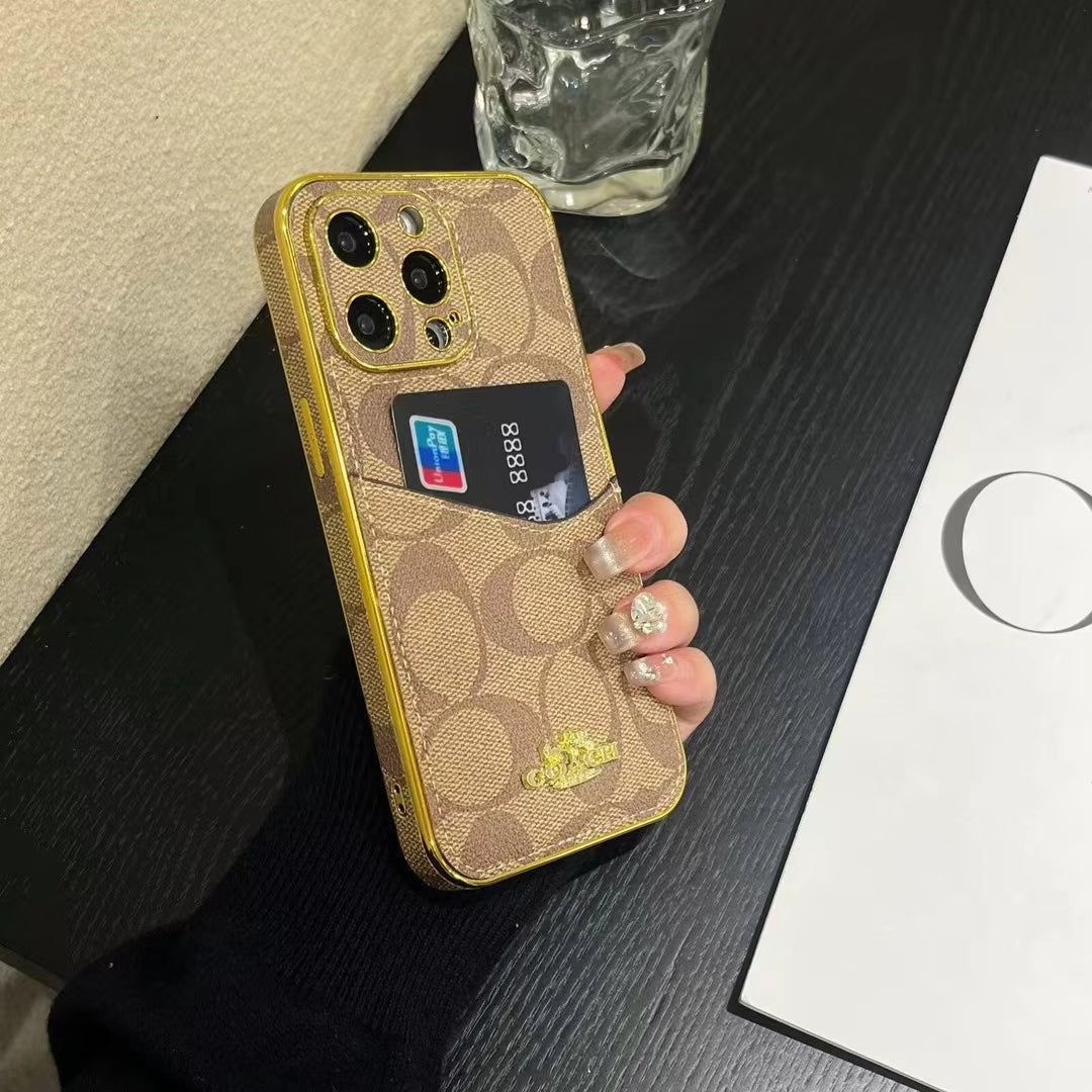 Coach Luxury Phone Case Card Holder iPhone 18
