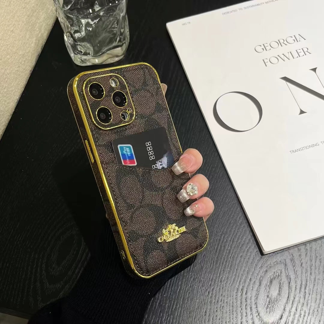 Coach Luxury Phone Case Card Holder iPhone 18