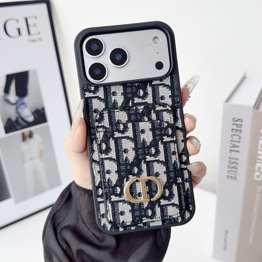 Dior Phone Case Card Holder for iPhone 18 Series