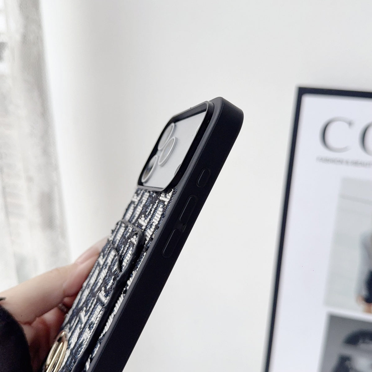 Dior Phone Case Card Holder for iPhone 18 Series