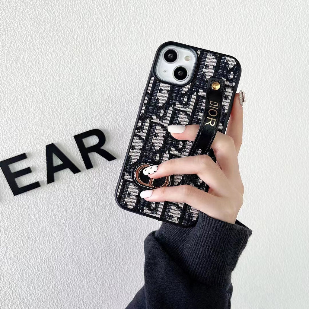 Dior Phone Case iPhone 13 11 12 14 15 16 17 18 Pro Max Plus Hand Strap