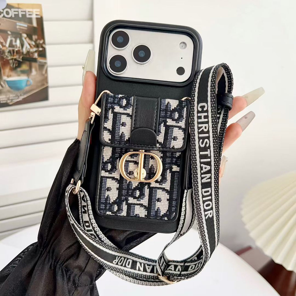 Dior Crossbody iPhone Case for 1218 Pro / Pro Max / Plus