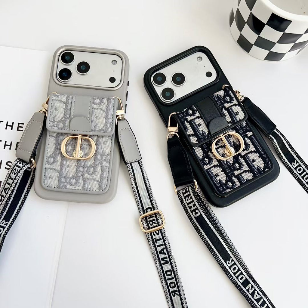 Dior Crossbody iPhone Case for 1218 Pro / Pro Max / Plus