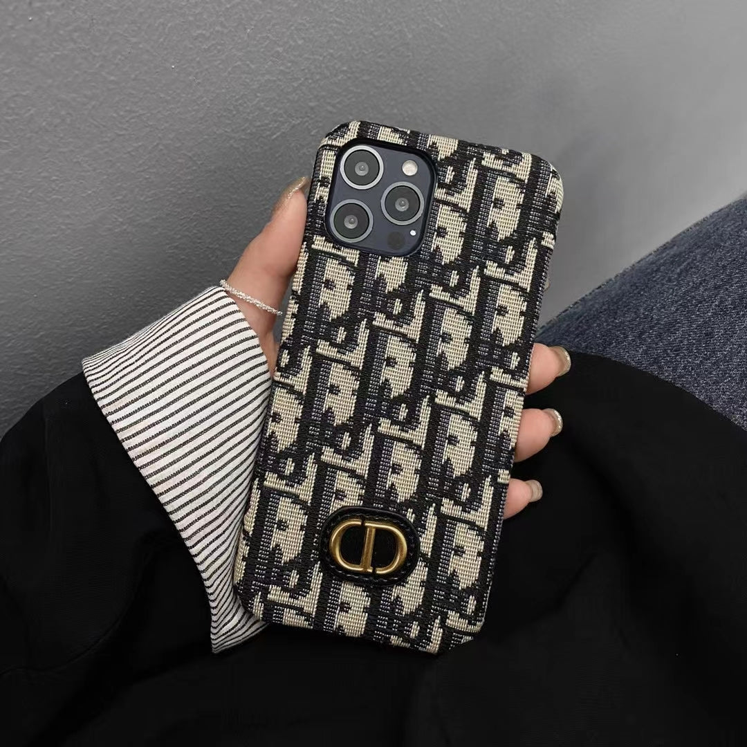 Dior Design Phone Case for 11 12 13 14 15 16 17 18Pro Max Plus