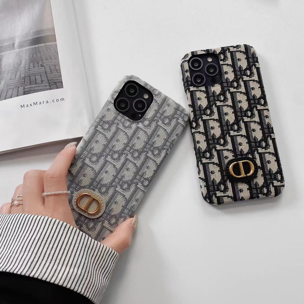 Dior Design Phone Case for 11 12 13 14 15 16 17 18Pro Max Plus