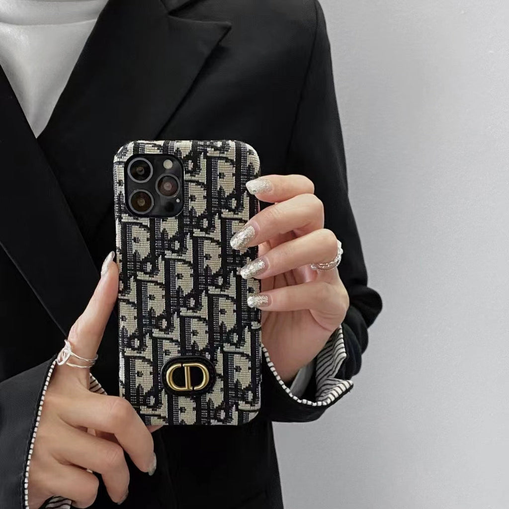 Dior Design Phone Case for 11 12 13 14 15 16 17 18Pro Max Plus
