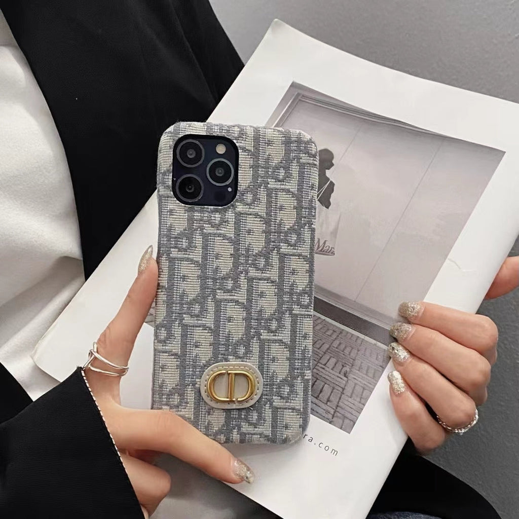 Dior Design Phone Case for 11 12 13 14 15 16 17 18Pro Max Plus