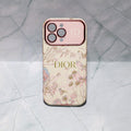 Dior Case Flower Style for iPhone 13 14 15 16 17 18/ Pro / Pro Max