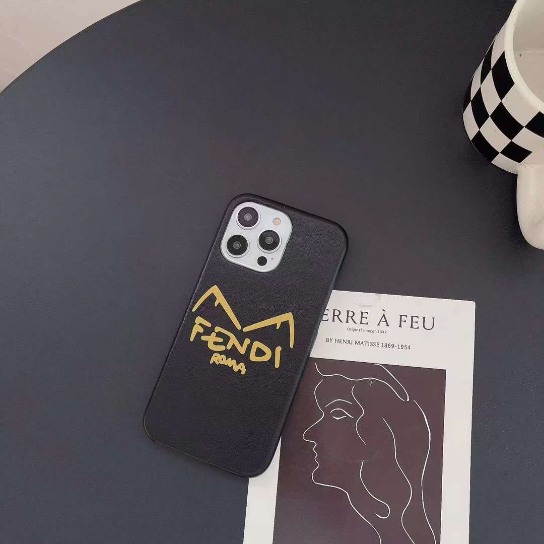 Fendi iPhone Case Karlito Design for 18Pro Max