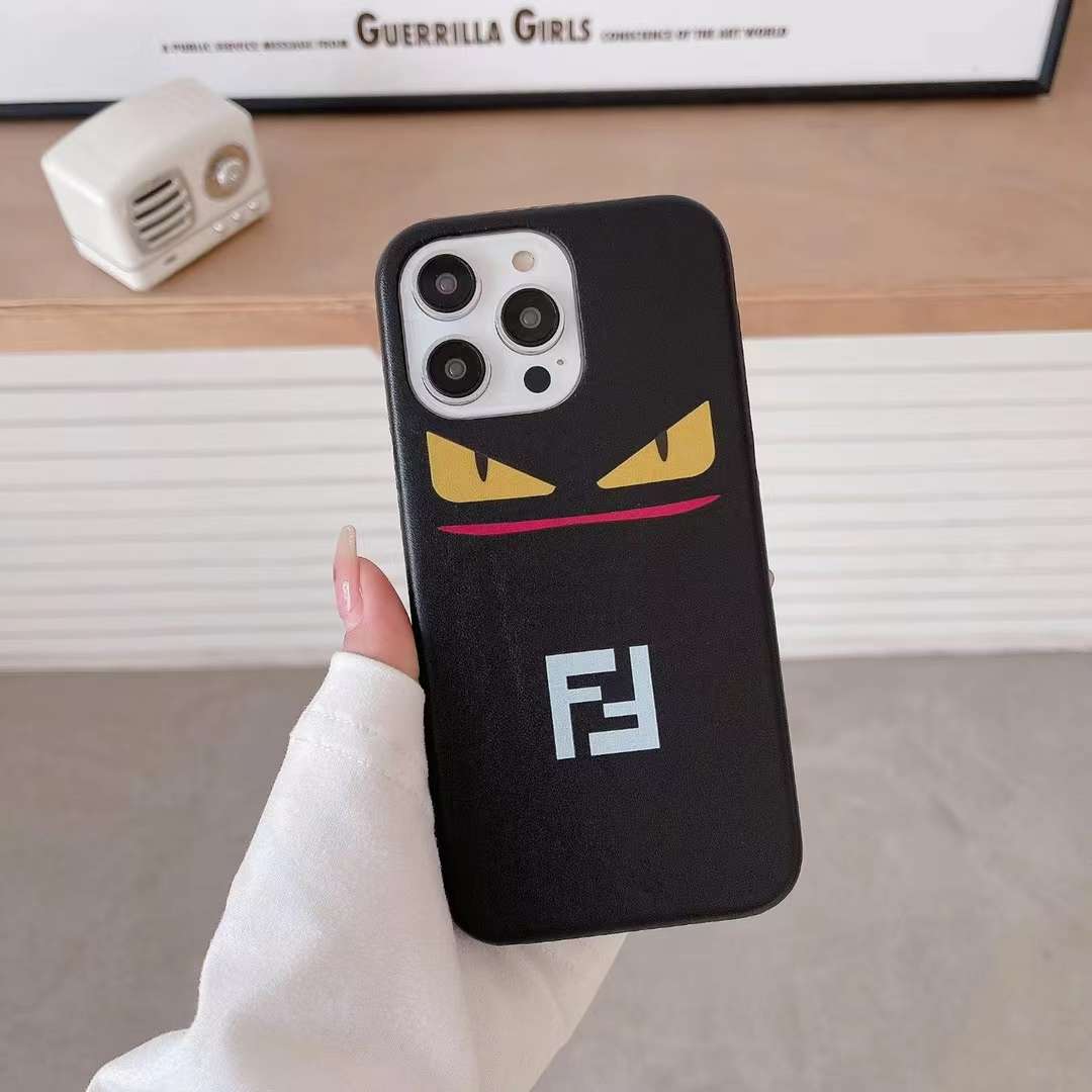 Fendi iPhone Case Karlito Design for 18Pro Max