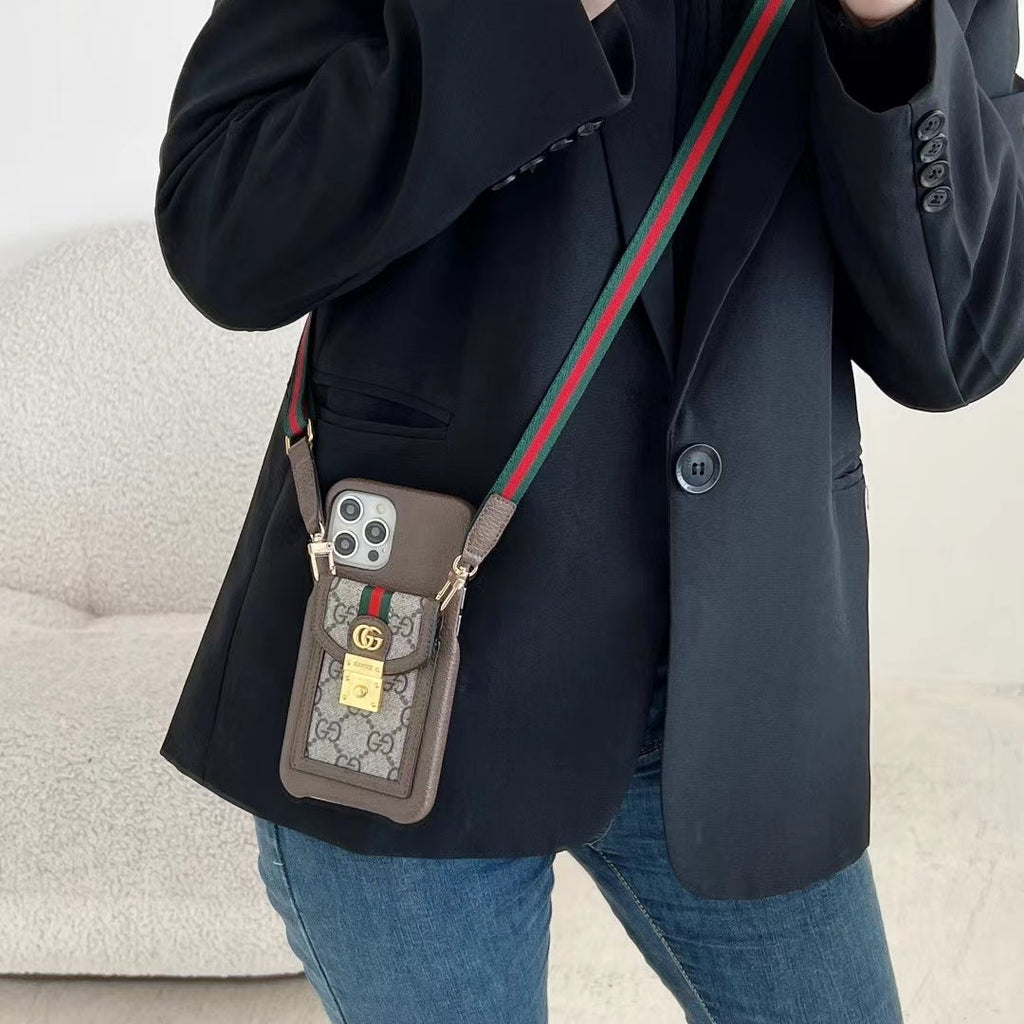 Crossbody Style iPhone Case for 11 12 13 14 15 16 17 18Pro Max Plus