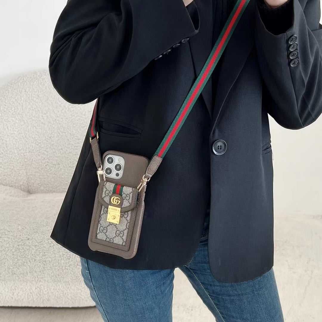 Crossbody Style iPhone Case for 11 12 13 14 15 16 17 18Pro Max Plus