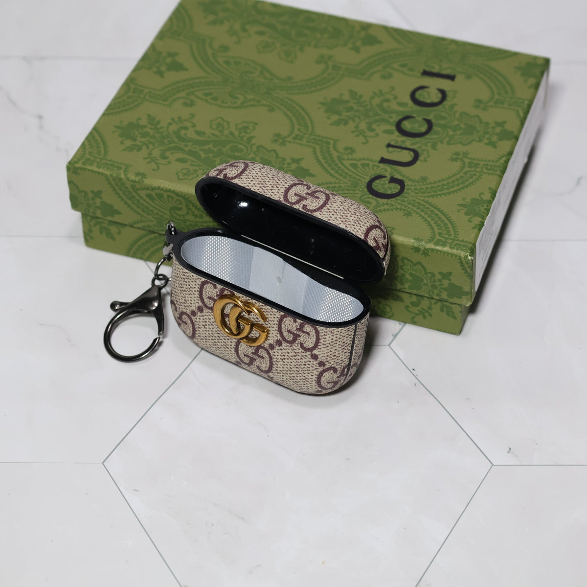 Airpods Case Gucci Style for 2, 3, 4, and Pro