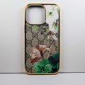 Gucci iPhone 1118 Plus Pro Max Case White Green Bloom