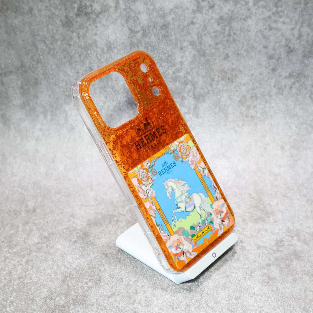 Hermes Case iPhone 1318 Pro/Pro Max Glittered and Clear