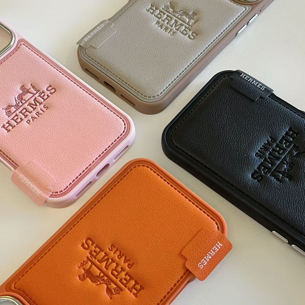 Hermes Leather Phone Case for 1318 / Pro / Pro Max