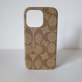 Coach iPhone 13 Pro Max Case Beige iPhone 11 12 13 14 15 16 17 18Pro Max