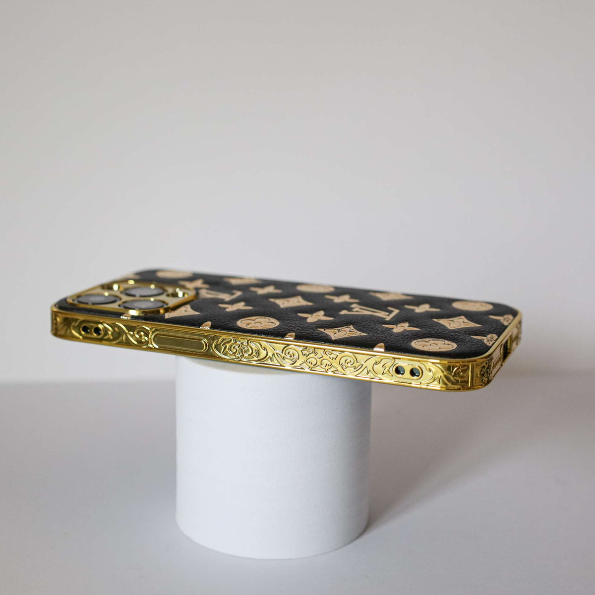 iPhone Glitter Case Leather Gold Letters 11 12 13 14 15 16 17 18 Pro Max